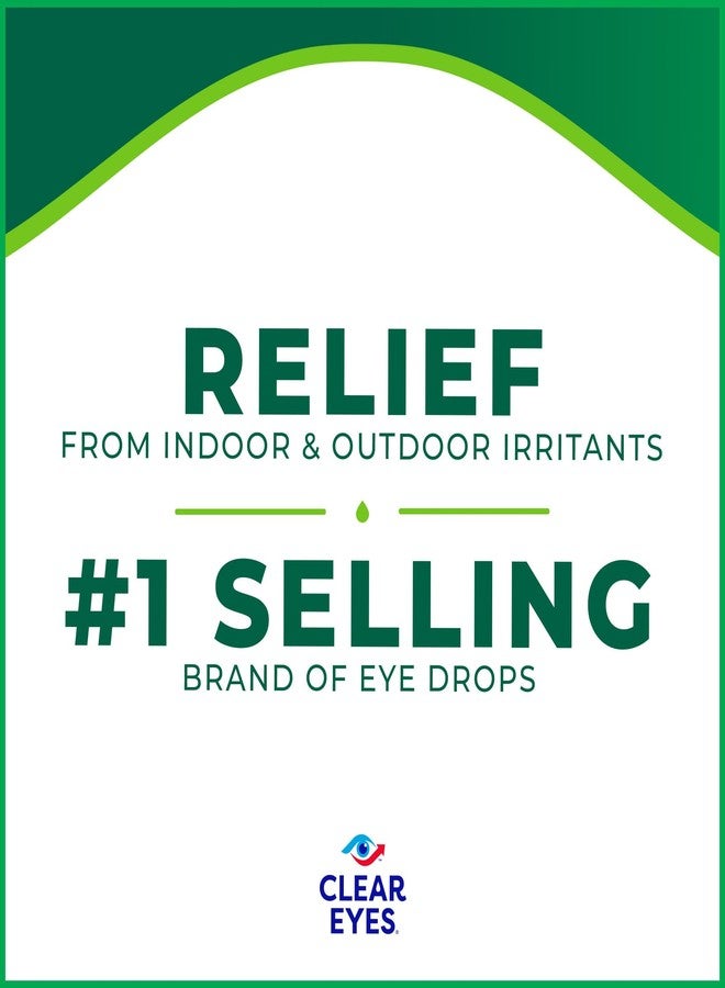 كلير آيز قطرات كلير آيز لتخفيف حكة العين القصوى، 0.5 أونصة سائلة (عبوة من 3 قطع) - Image 2